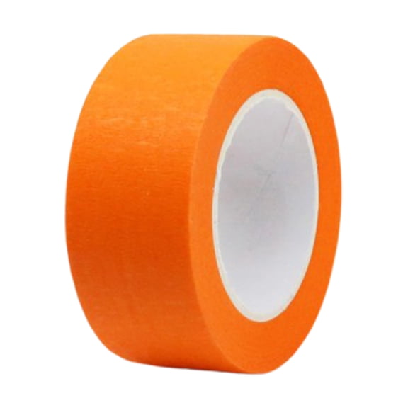 Masking Tape, Paint Masking Paper, 787.4 inch Length x 0.4 inch Width, Multi-Surface Adhesive Painting Tape, for Painting, DIY, Arts, Crafts, Labeling,Bestselling Colored masking tape,Orange