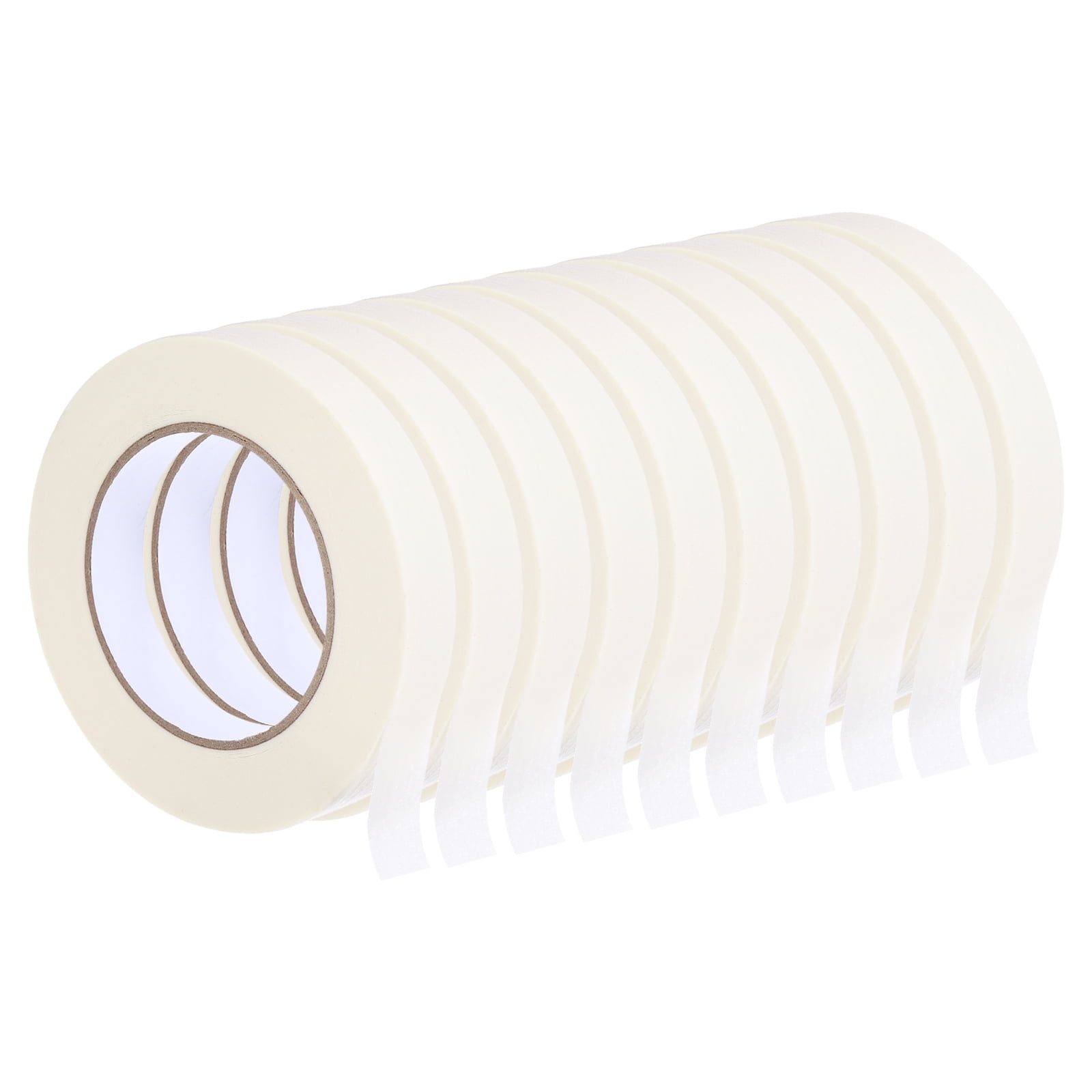 Masking Tape White Painters Tape Paper Tape [for Crafts DIY Walls Painting Decoration]- 0.7 Inch x 60 Yards/12 Rolls