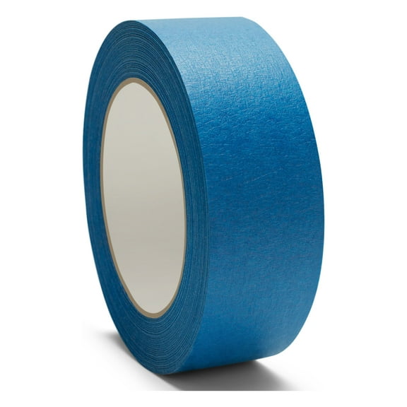 SSBM 3 Inch x 60 Yards Blue Painter"s Tape 5.7 Mil Easy Tear Masking Tape for Decorative Use 384 Rolls