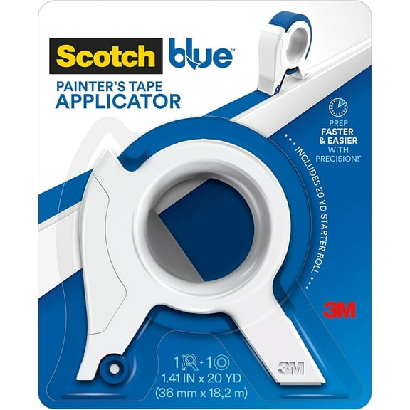 Masking master Scotch Blue Painters Tape Applicator +4 Rolls 0.94''x22 taps