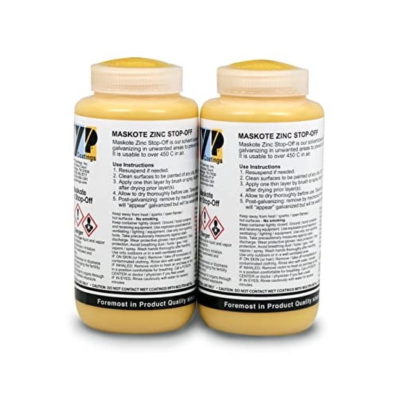 Maskote Zinc Stop-Off (2 Quart Pack) - Stops galvanizing in unwanted Areas