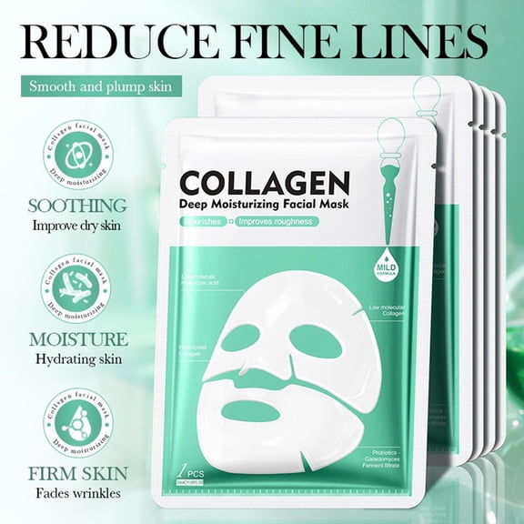 Masks Collagens Wrinkle Reduction Moisturizing Hydrating Mask Smoothly Improve Drying Repair 30ml