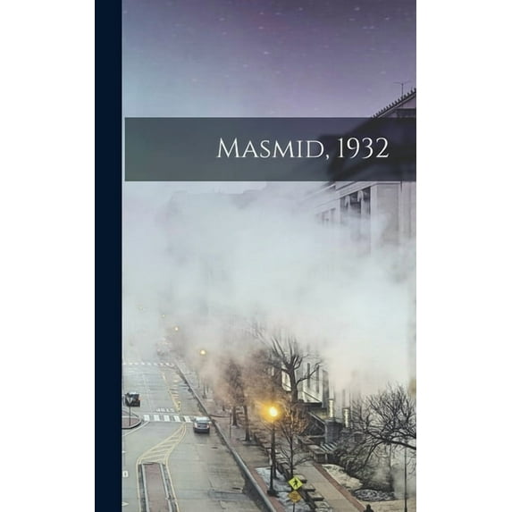 Masmid, 1932, (Hardcover)