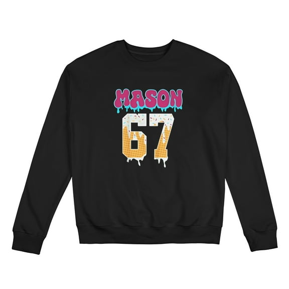 Mason 67 Funny Ice Cream Drip Baseball Ice Cream Drip long sleeve t-shirt hoodie