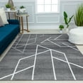 thumbnail image 1 of Mason Brooks Azure AZ20A Wall Street Geometric Contemporary Gray Area Rug, 2'0" X 4'0", 1 of 6