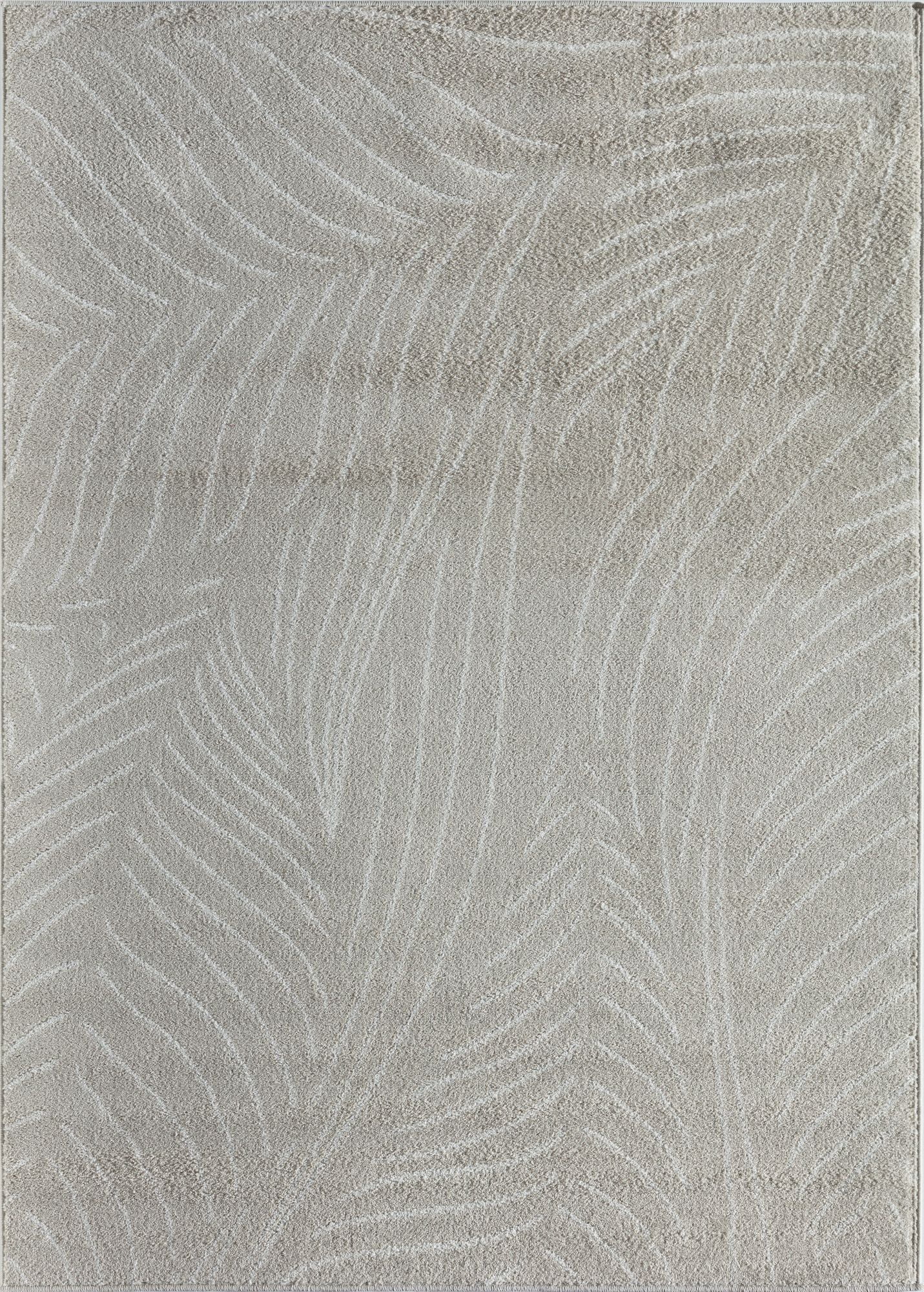 Mason Brooks Azure AZ25B Palm Cream Geometric Contemporary Tan Area Rug, 8'3" X 10'0"