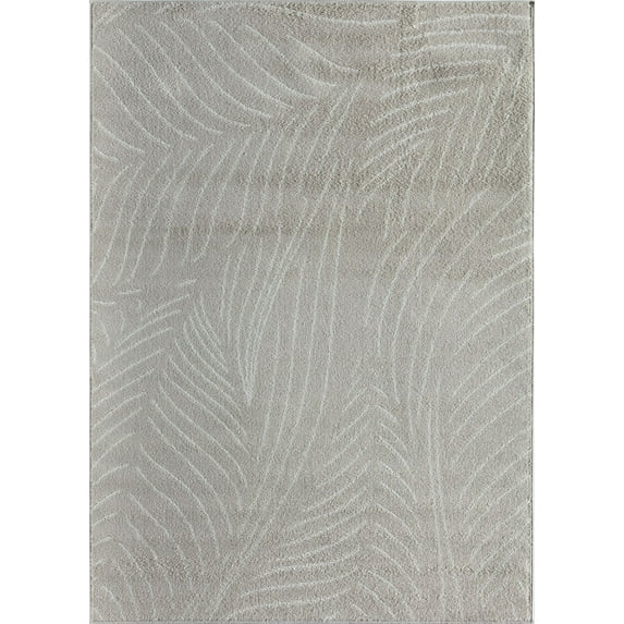 Mason Brooks Azure AZ25B Palm Cream Geometric Contemporary Tan Area Rug, 8'3" X 10'0"