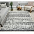 thumbnail image 1 of Mason Brooks Cressida CA65A Streaky White Moroccan Tribal Gray Area Rug, 5'3" x 7'0", 1 of 5