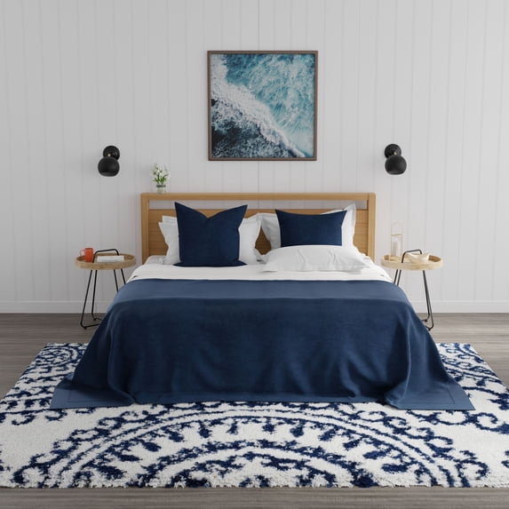 Mason Brooks Indigo Shag CG15A Transitional Geometric 8'3" X 10'0" Area Rug