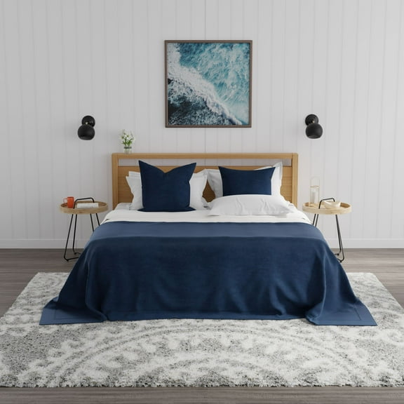 Mason Brooks Indigo Shag CG15B Transitional Geometric 2'6" X 8' Area Rug