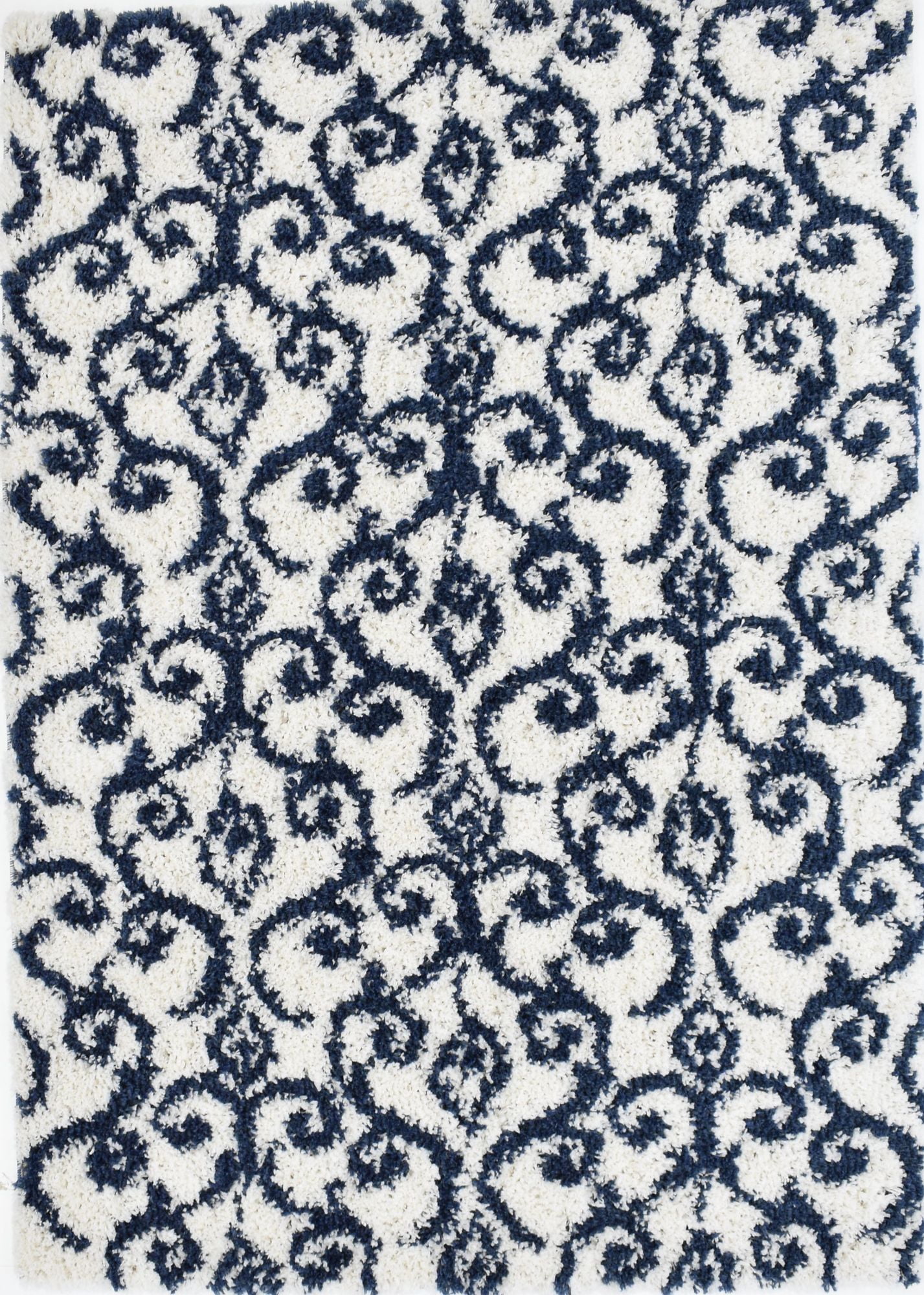 Mason Brooks Indigo Shag CG35A Transitional Geometric 2'6" X 4' Area Rug
