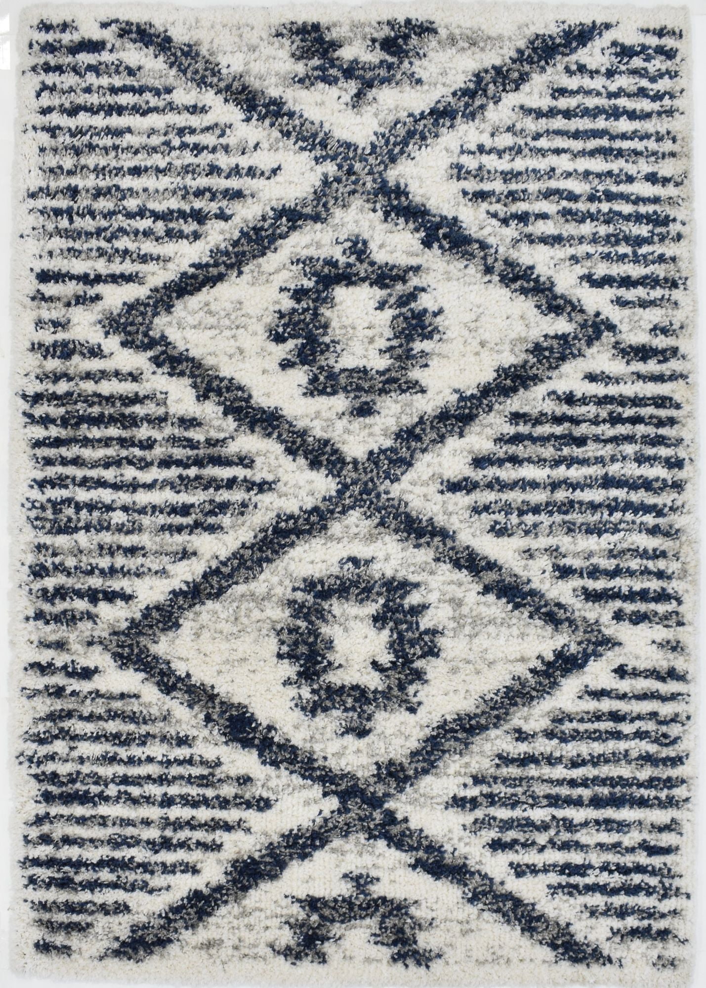 Mason Brooks Indigo Shag CG80A Transitional Geometric 8'3" X 10'0" Area Rug