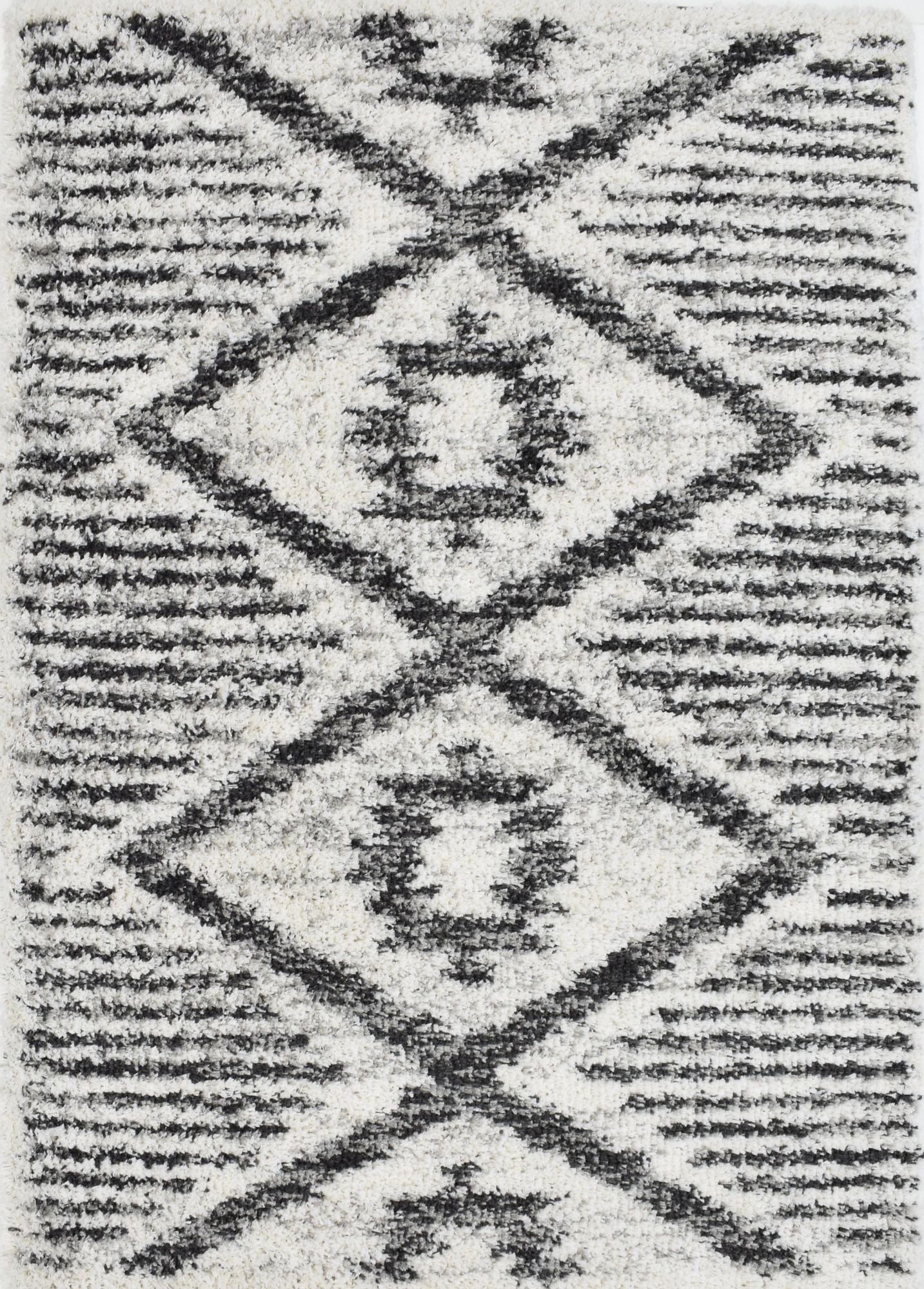 Mason Brooks Indigo Shag CG80B Transitional Geometric 2'6" X 8' Area Rug