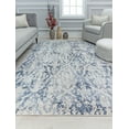 thumbnail image 1 of Mason Brooks Lexa NS90A Whipple Blue Tribal Vintage Blue Area Rug, 2'6" x 4', 1 of 4