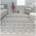thumbnail image 1 of Mason Brooks Ryder KN20C Ivory Cottontail Moroccan Tribal White Area Rug, 2'6" x 4', 1 of 7