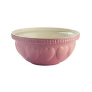 Mason Cash Hearts S12 4.25 Qt Mixing Bowl | Pink