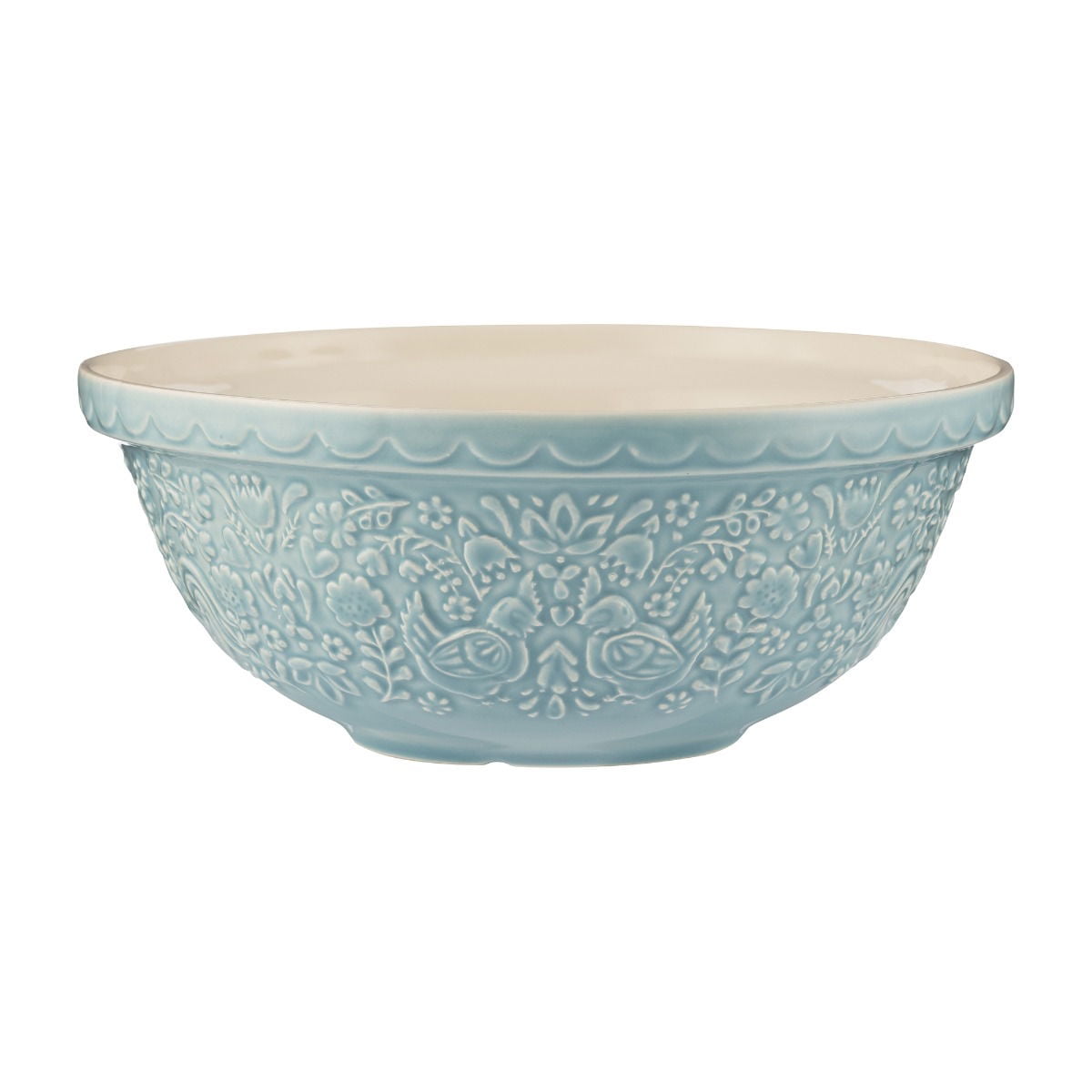 Mason Cash Home to Roost S18 (2.85 Qt) Mixing Bowl | Cornflower