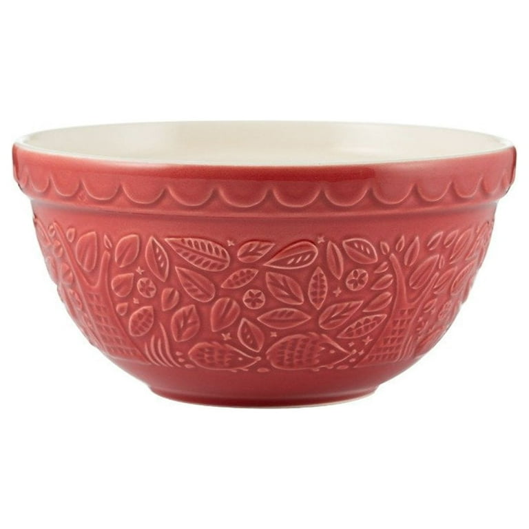 Mason Cash Cane 3-Piece Red Mixing Bowl Set