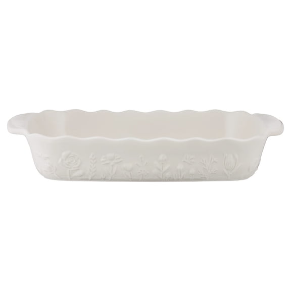 Mason Cash In the Meadow 13" x 9" Large Rectangular Baker | Cream