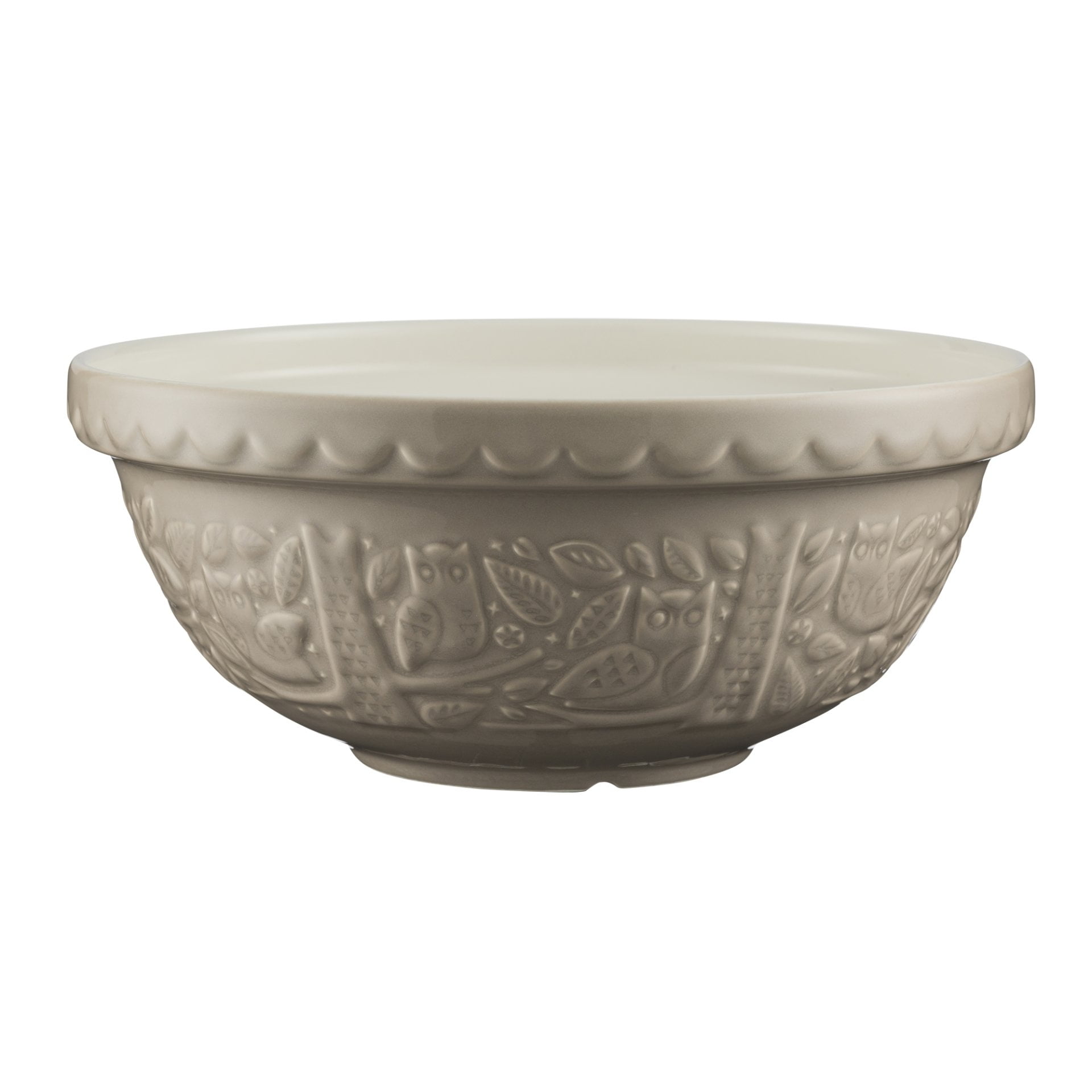 Mason Cash 14" Stone Ceramic Owl Mixing Bowl