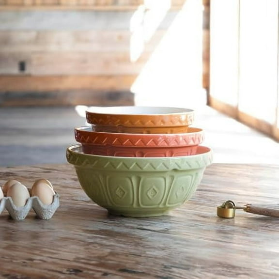 Mason Cash The Greenhouse S18 (2.85 Qt.) Mixing Bowl | Sage