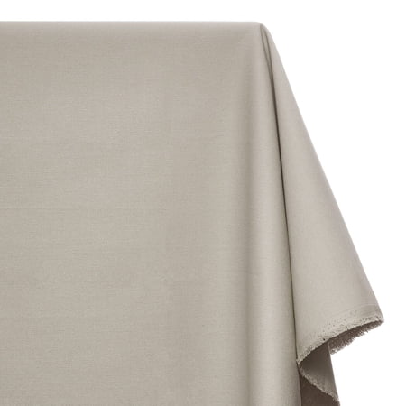 Mason Chino Twill Fabric Hypoallergenic Dyeing Prepared Cotton By The Yard For Apparel & Décor - Silver (1 Yard)