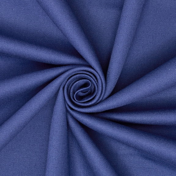 Mason Chino Twill Fabric Hypoallergenic Dyeing Prepared Cotton By The Yard For Apparel & Décor - Royal Blue (5 Yards)