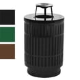 thumbnail image 1 of Mason Collection Trash Can With Ash Top Lid 40 Gallon - Silver, 1 of 1