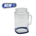 thumbnail image 1 of Mason Craft & More Glass 1 Gallon Pitcher with Removable Plastic Lid and Silicone Base, Navy, Useful for Serving Chilled Drinks, 1 of 6