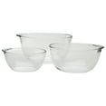 thumbnail image 1 of Mason Craft & More 3 Piece Glass Mixing Bowl Set (3.9L, 2.3L & 1.1L), 1 of 5