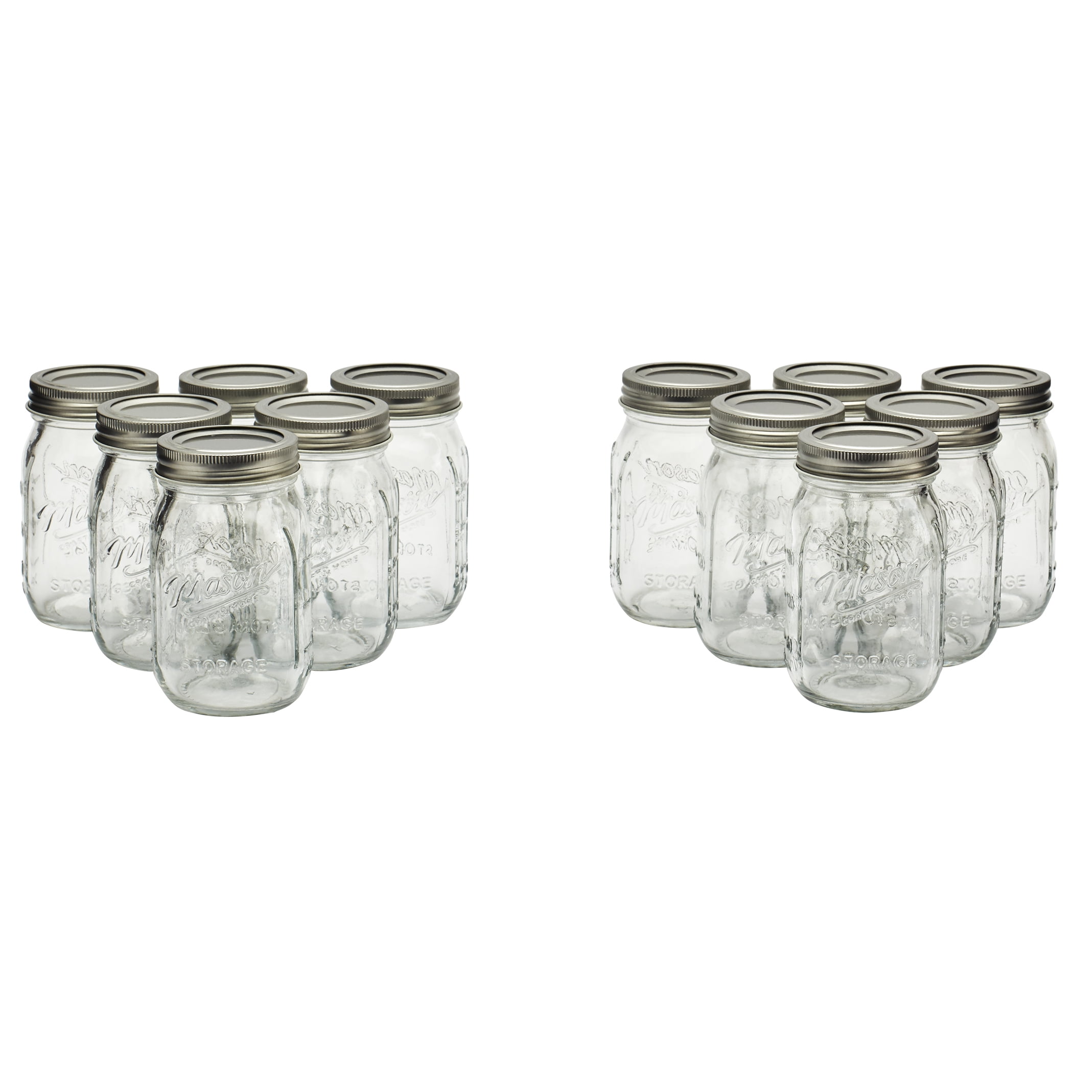 Mason Craft & More Mason Jar with Handle & Lid - Clear, 8 oz - Fry's Food  Stores