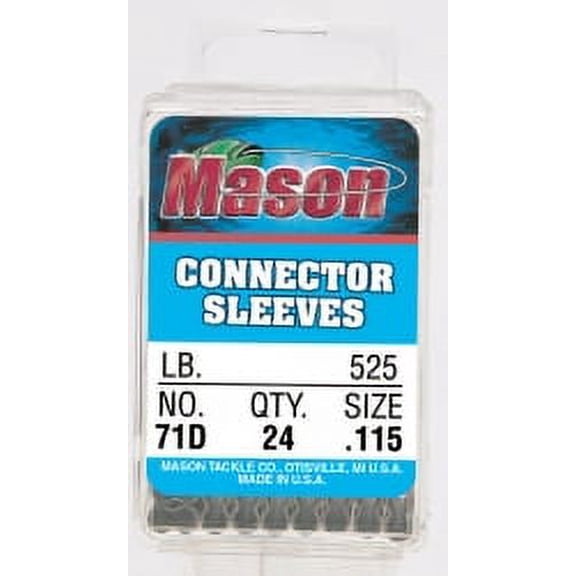 Mason Double Connector Sleeve .096 MAS61D