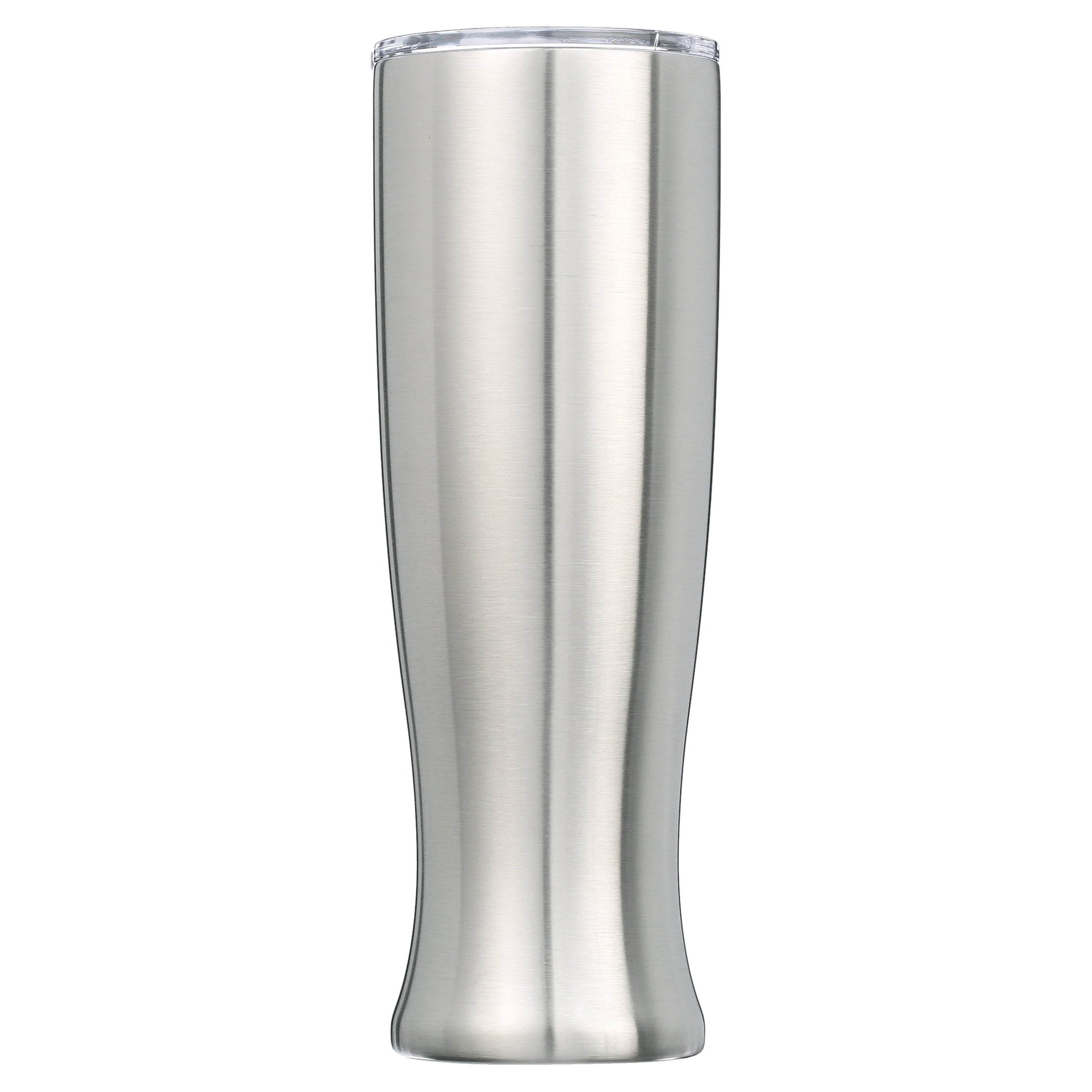Geetery 4 Pack Stainless Steel Insulated Beer Tumblers - 20 Oz Double Wall, Sublimation Blank, Silver