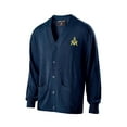 thumbnail image 1 of Mason/Freemason Letterman Cardigan Sweater 2X-Large Navy Blue, 1 of 1
