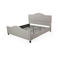 thumbnail image 1 of Mason Fully-Upholstered Traditional King-Sized Bed Frame, 1 of 12