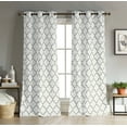 thumbnail image 1 of Mason Geometric Window Curtain Set, 1 of 3