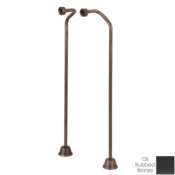 Mason Hill Collection Clawfoot Tub Double Offset Supply Lines