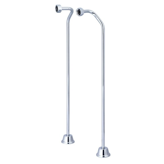 Mason Hill Collection Clawfoot Tub Double Offset Supply Lines