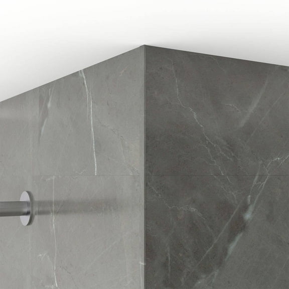 Mason Hill Edge Trim 94 Inch Marble Dark Grey