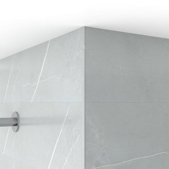 Mason Hill Edge Trim 94 Inch Marble Light Grey