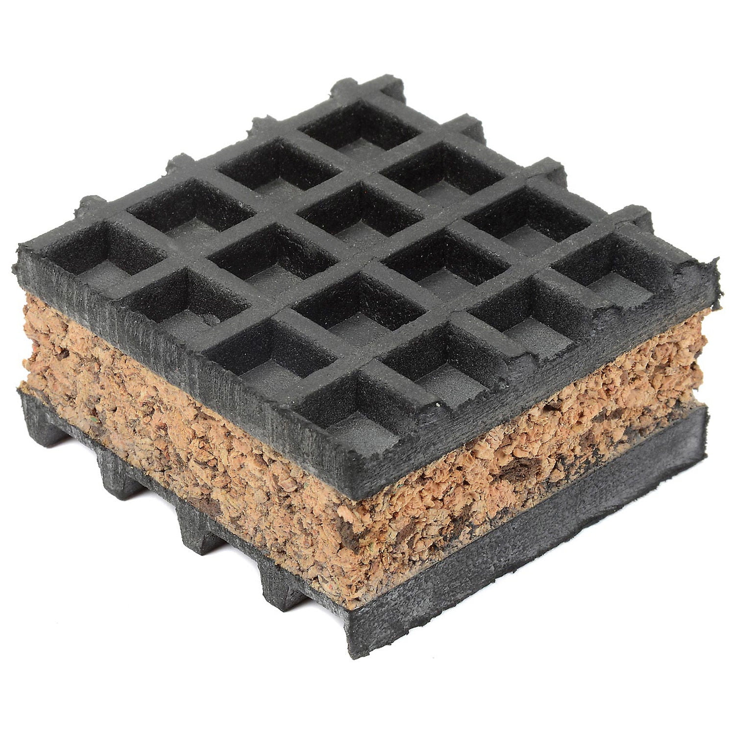 Neoprene And Cork Pad 2"" X 2"" X 1""