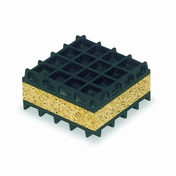 Mason Industries Pad,Anti Vibration,PK2 4C976