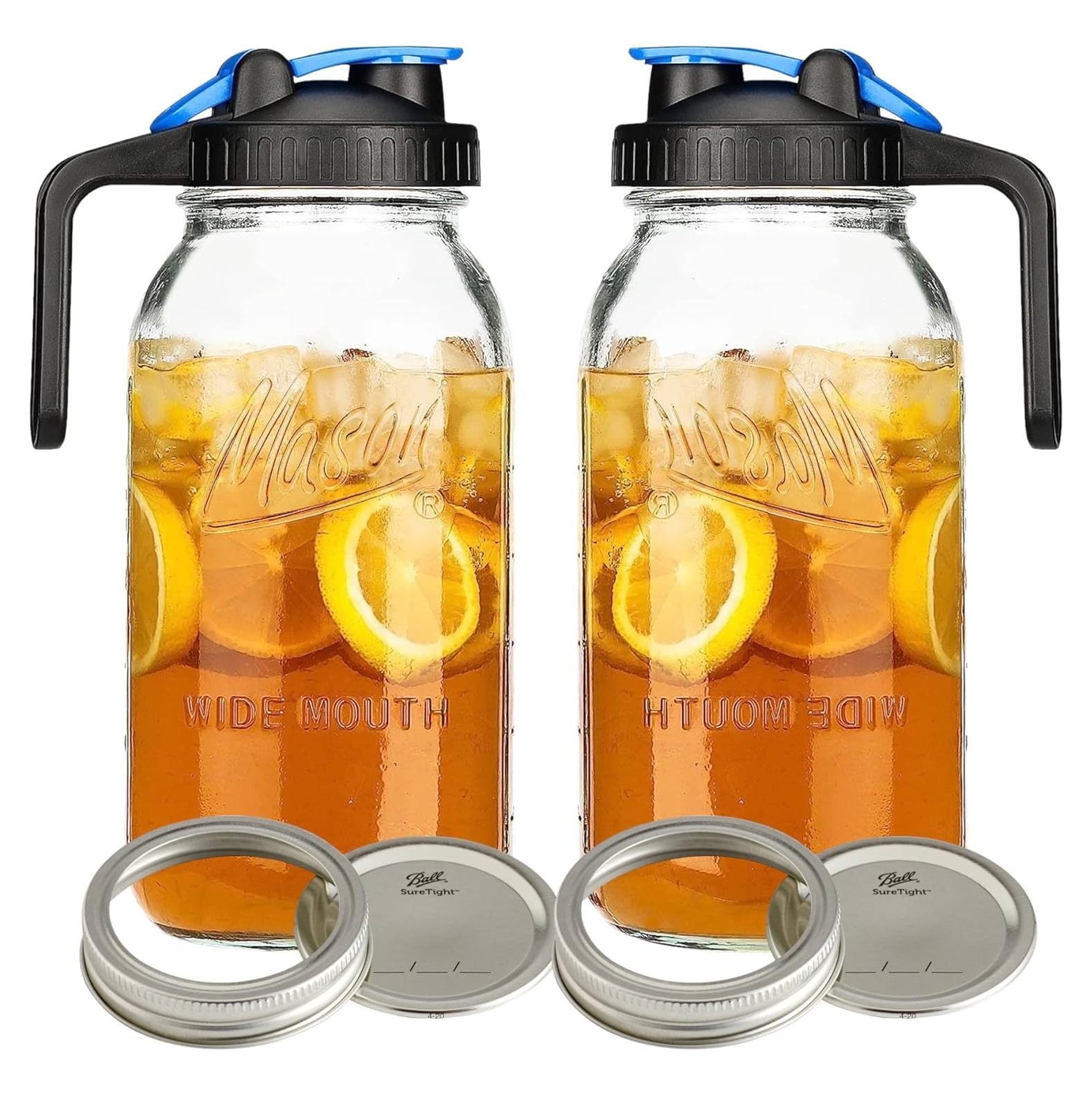https://i5.walmartimages.com/seo/Mason-Jar-64-oz-Pitcher-Half-Gallon-Wide-Mouth-Aesthetic-Glass-With-Lid-band-Cold-Brew-For-Tea-Juices-Coffee-Lemonade-Pack-Of-2_f6b1fca7-3942-4872-aaa1-4f0b33fa5db6.fb383b89cbbe10b3039d0ea4544b35b4.jpeg
