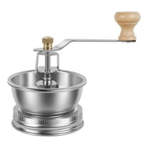 Mason Jar Coffee Grinder with Crank Handle Manual Coffee Grinder Stainless Steel Coffee Grinder Lid Attachment Detachable Hand Coffee Bean Grinder for Wide Mouth Mason Jars