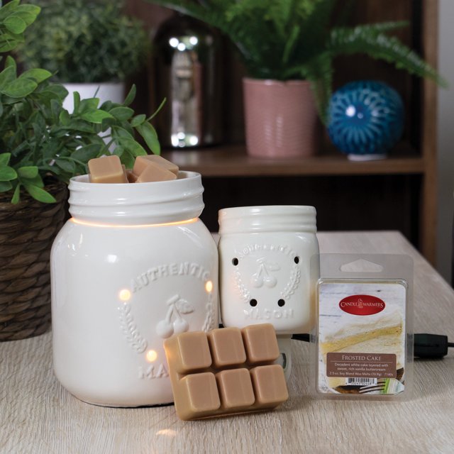 Mason Jar Fragrance Warmer and Pluggable Warmer Gift Set (29 Value