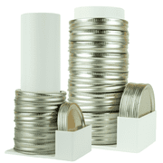 Mason Jar Lid Organizer & Holder | Storage Rack for Canning Jar Lids and Rings | Vertical Stacking Kitchen Organization | Compatible with Regular and Wide Mouth | Holds 20 Lids & 20 Rings 2 Pack