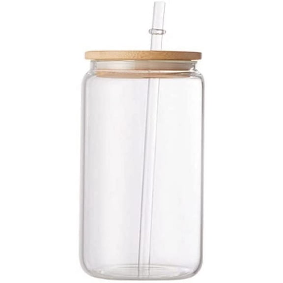 Mason Jar with Lid and Straw, 3 Different Sizes Milkshake Milk Tea Glass Bottle Reusable Smoothie Cup for Coffee Cocktail Tea Cold Drink ice Cream cola Cup(25OZ)