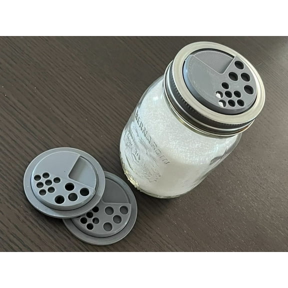 Mason Jar Lid V2 With Three Openings