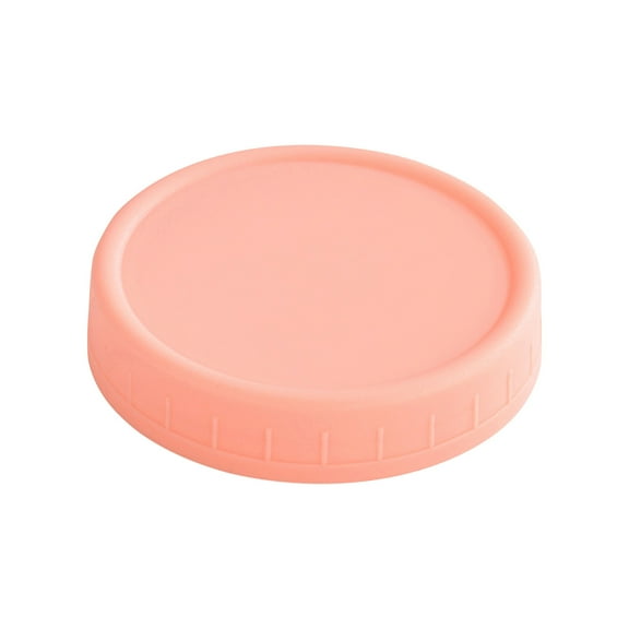 Mason Jar Lids - Colored Plastic Mason Lids Regular Mouth, Leak Proof Canning Covers with Silicone Rings for Ball, Reusable Can Tops Caps Covers for Jars