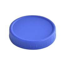 Mason Jar Lids - Colored Plastic Mason Lids Regular Mouth, Leak Proof Canning Covers with Silicone Rings for Ball, Reusable Can Tops Caps Covers for Jars